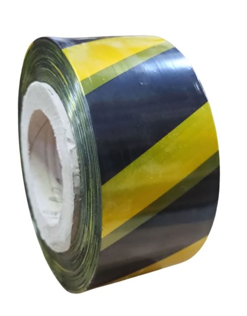 ARMA İKAZ BANTI SARI SİYAH 7.5 CMx500 MT