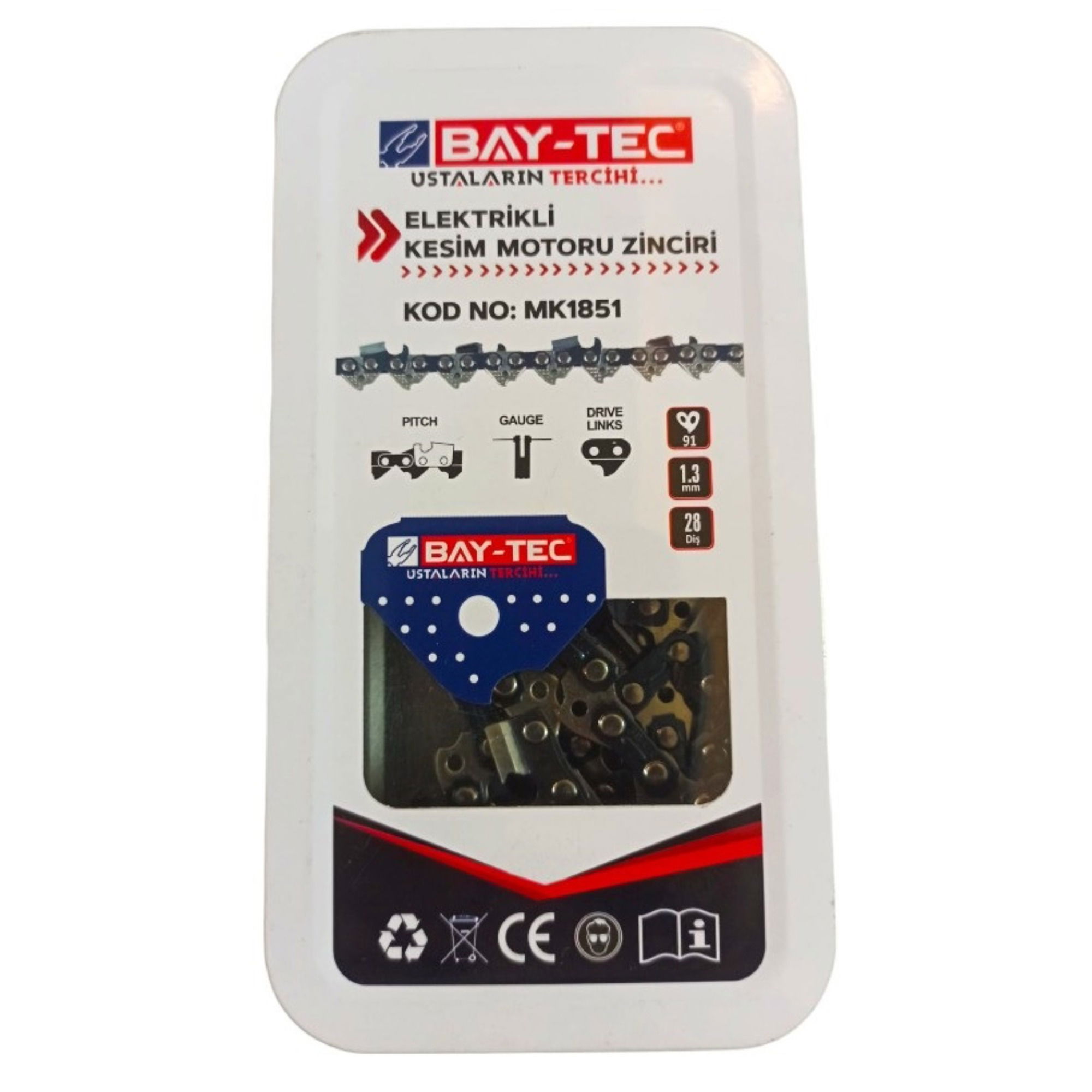 BAYTEC MK1851 ELKT.VE BENZİNLİ KESİM ZİNCİRİ 28 T - Görsel 4