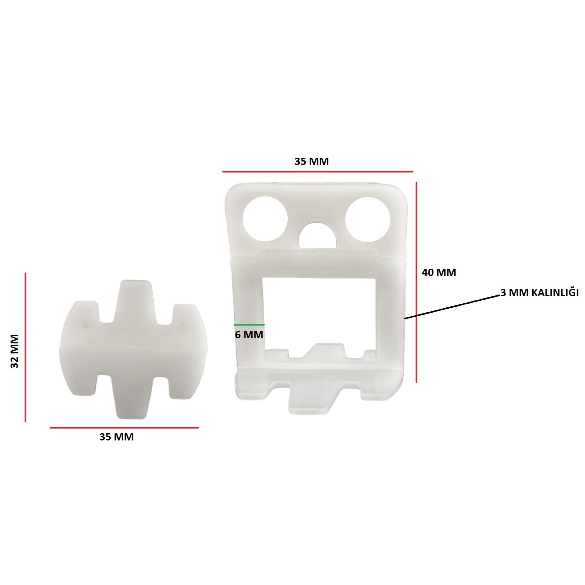 STARFIT SEVİYE DERZ ARTISI 3 MM (100 ADET) - Görsel 4