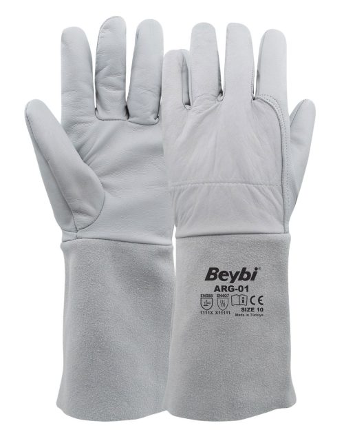 BEYBİ ARG-01 ARGON KAYNAK ELDİVENİ BEYAZ