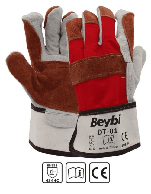BEYBİ DT-01 DERİ TAKVİYELİ İŞ ELDİVENİ NO:10