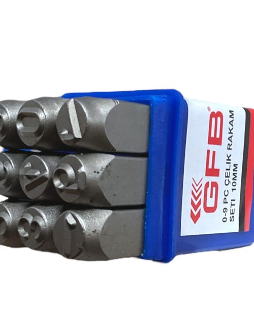 GFB ÇELİK RAKAM TAKIMI 10 MM KOD:6787