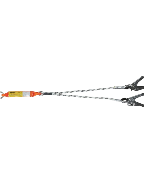KARAM ÇİFT KOLLU STATİK HALATLI LANYARD KA341