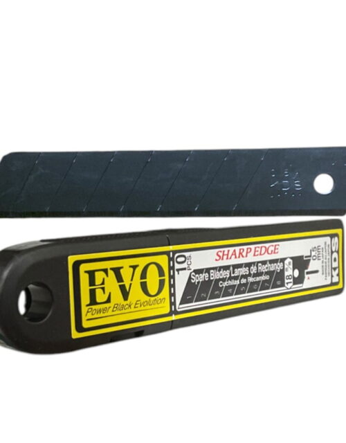 KDS MAKET BIÇAğI YEDEğİ 18 MM SİYAH KOD:LB-10B EVO