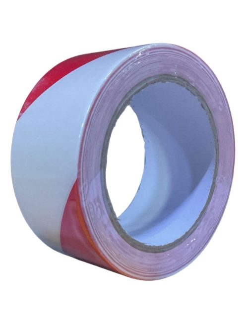 YER İŞARETLEME BANTI 50x30 YRD KIRMIZI BEYAZ