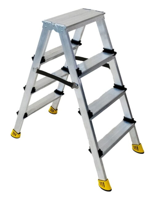 BEYKON ALÜMİNYUM ÇİFT ÇIKIŞLI MERDİVEN 4 LÜ