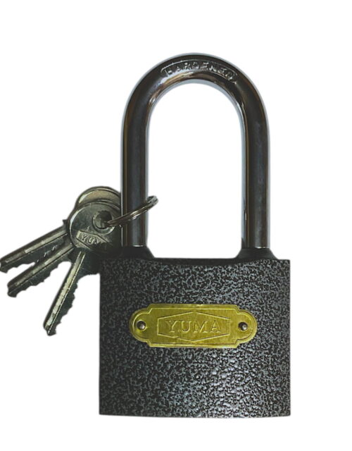 YUMA GRİ UZUN ASMA KİLİT 63 MM YM-1063L